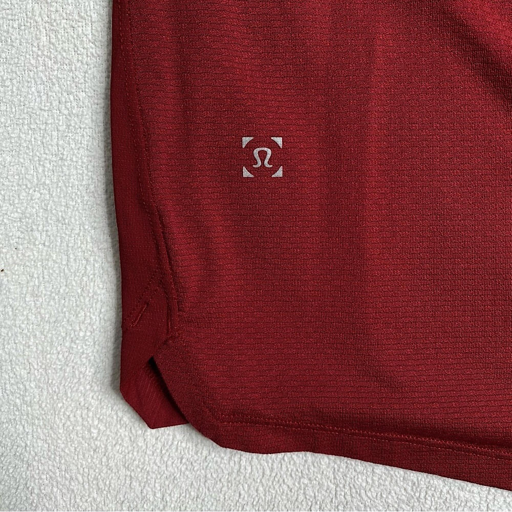 Lululemon Men’s Runway Short Sleeve Athletic T-Shirt Size (L) Large -Caliente - Picture 6 of 14